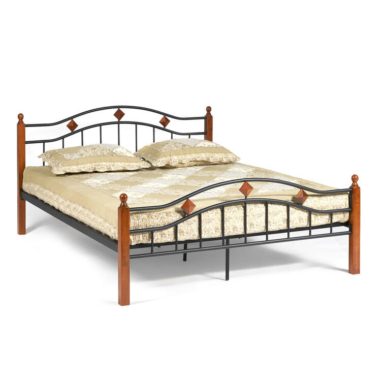 Двуспальная кровать AT-126 Wood slat base (14006) в Армянске