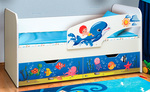 Кровать детская с фотопечатью Дельфин ЛДСП в Армянске