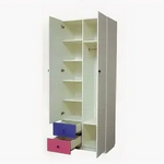 Шкаф 2-х дверный комбинированный с ящиками и фотопечатью Совята  2.1 в Армянске